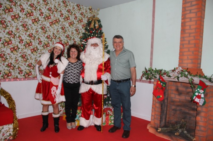 Papai Noel já está em Louveira